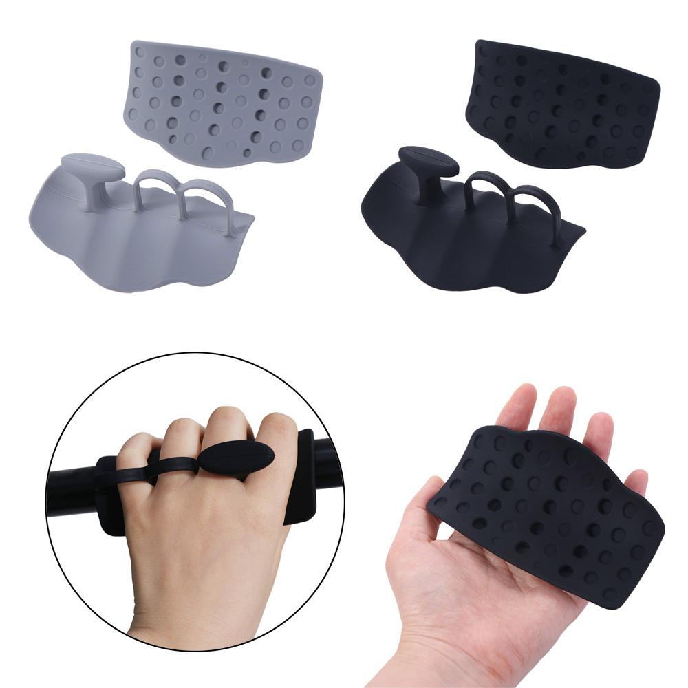 1 Pair Silicone Grip Strengthener Finger Exerciser Weight Lifting Grips  Bodybuilding