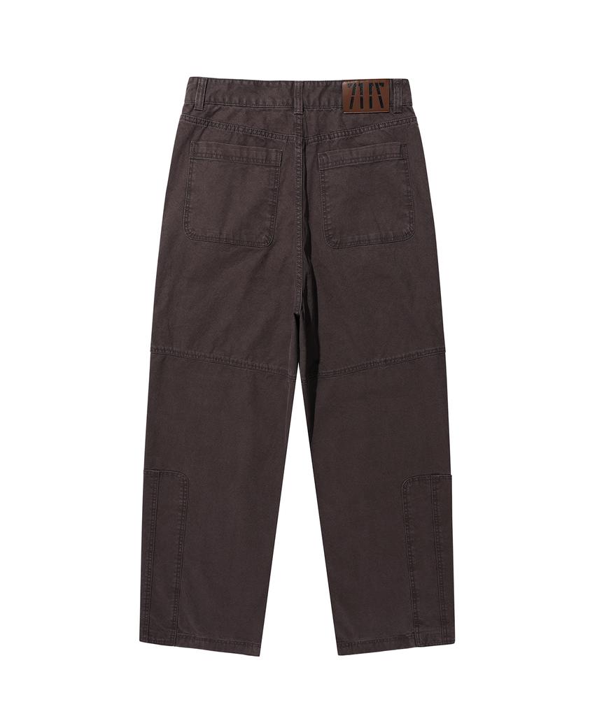 Gicheol Asym Vintage Cargo Pants (Washed Purple)