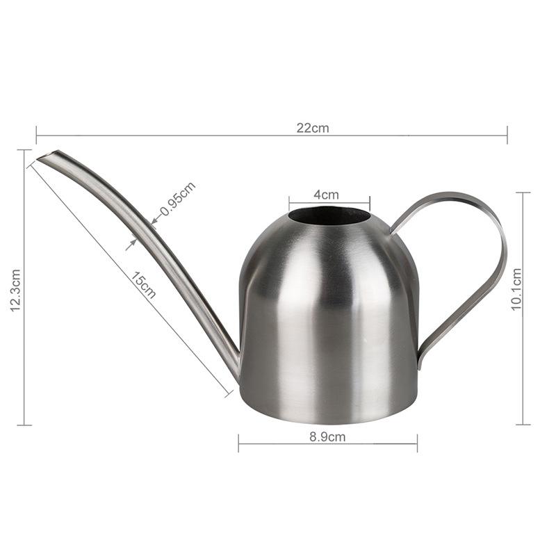 Stainless Steel Long Spout Watering Kettle for Succulent and Potted Plant Gardening