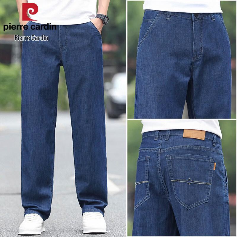 Pierre Cardin Men s Tencel Cool Straight Fit Jeans 38