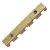 Brass Bass Guitar Nut Roller Adjustable Height for Enhanced Resonance Size Includes Base Plate and Accessory