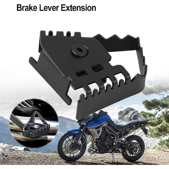 

Acouto Motorcycle Rear Brake Extension Pedals Stainless Steel Wide Rear Foot Brake Lever Pedal Enlarge Extension Pad Extender Fit for F800GS F700GS