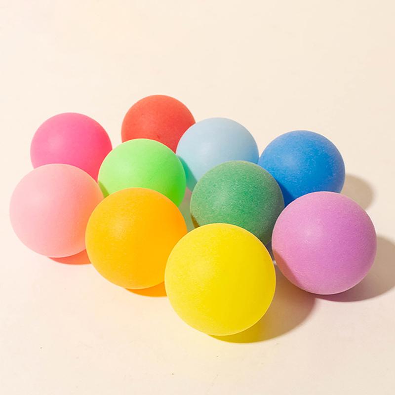 50Pcs/Pack 40Mm Table Tennis Balls Frosted Ping Pong Ball Portable Bright Color Rust Resistant Table Tennis Ball For Practice