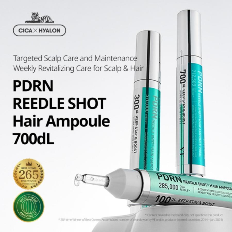 VT PDRN Reedle Shot Hair Ampoule 700dL 15ml
