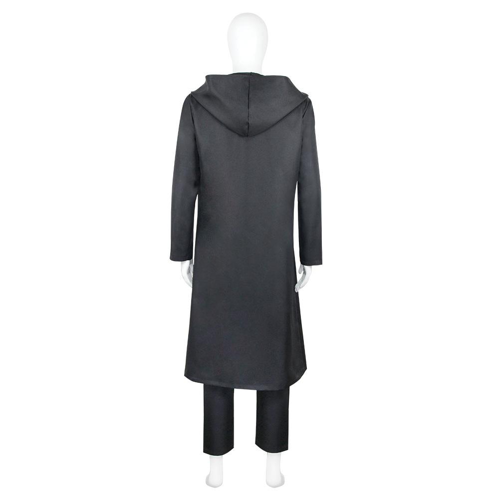 Solo Leveling Sung Jinwoo Cosplay Mid-Length Hooded Cloak Anime Costume Set