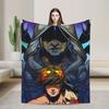 Hades Zagreus Super Soft Blanket  Picnic Plush Throw Blanket Novelty Outdoor Flannel Bedspread Sofa Bed Cover