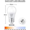 Ampoule LED E27 G45 - VICLOON - 3W - Blanc Froid 6500K - 280 Lumens - Non Dimmable