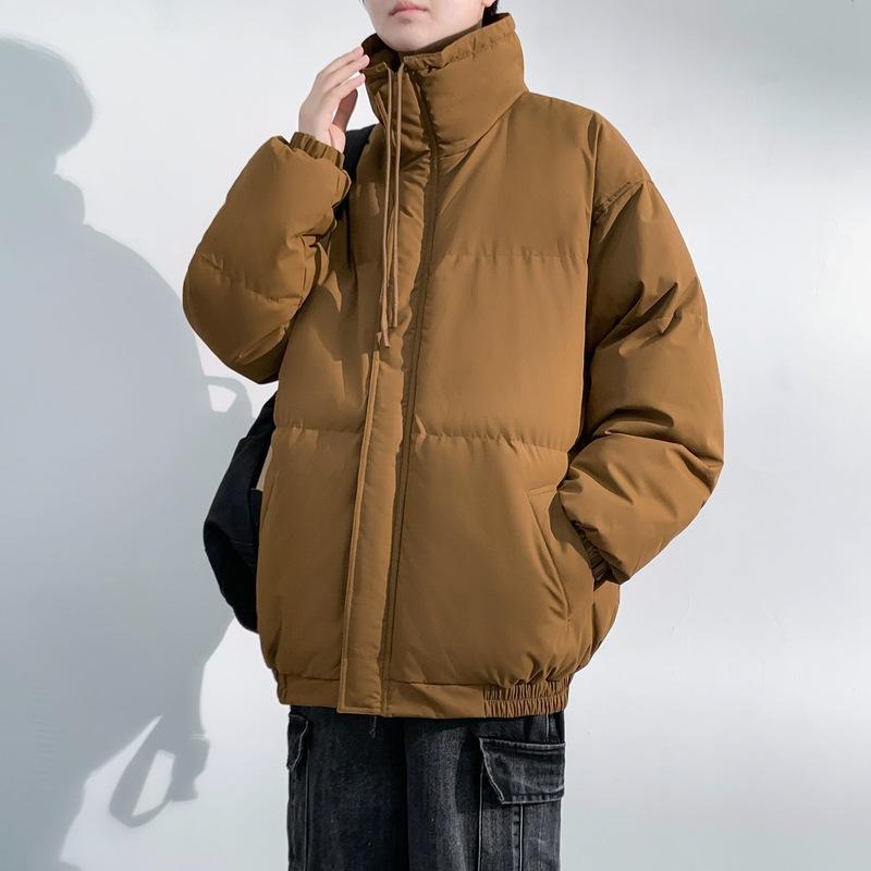 Stand-up Collar Cotton-padded Clothes for Men and Women of The Same Style, Winter Loose Bread Clothes, Couple Cotton-padded Jackets