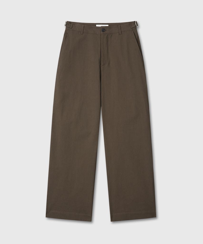 Daibeuin Uniform Cotton Chino Pants (Brown)