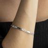Bracelet - LUXENTER - Amim - Argent 925 - Zirconium brillant - Plaqué finition en rhodium