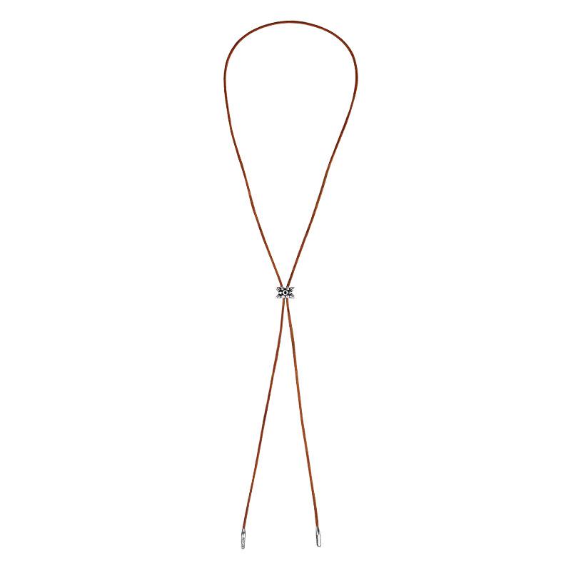Anonymous Artisan Oldshcool Flower Bolo Tie