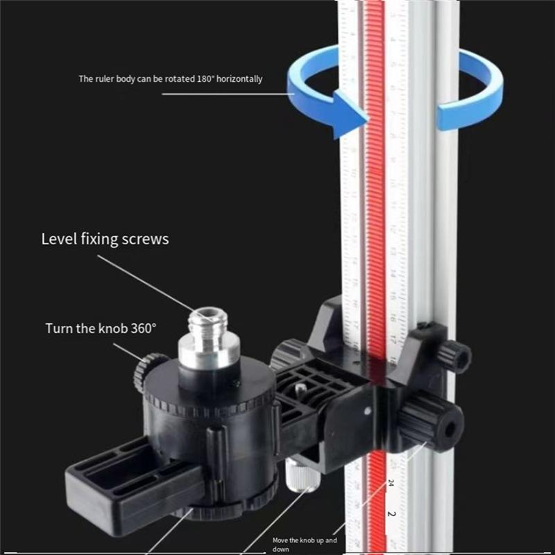 

Y20A Multi-Function Flat Water Instrument Hanger Infrared Wall Hanging Artifact Universal Level Wall Mount 20Cm