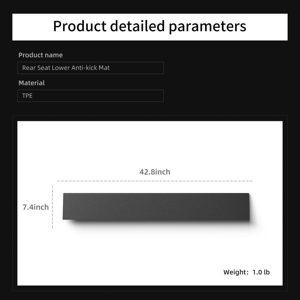 for Tesla Model Y Launch 2025 2026 Juniper Central Control Side Anti-kick Pad TPE Door Sill Strip Guard Protection Cover