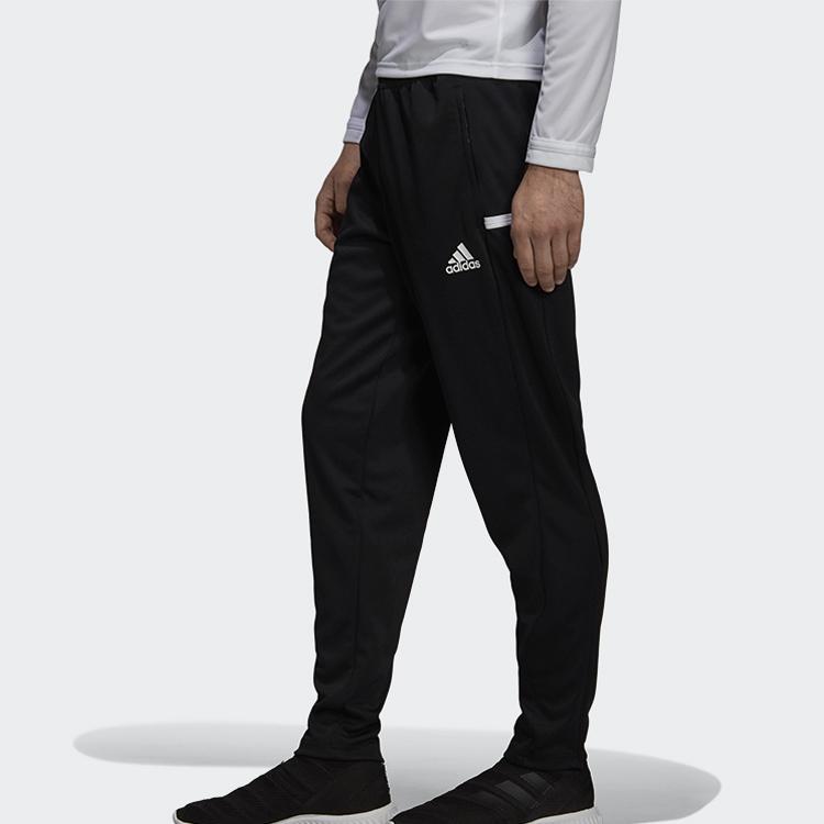 Adidas T19 Outdoor Running Casual Knit Pants Men Bottoms Black DW6862