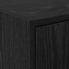 1 Piece Cabinet Under Washbasin In Black Bathroom, Large Storage Space with Double Doors, Storage Cabinet for Miscellaneous Items, 63x29x55 Cm