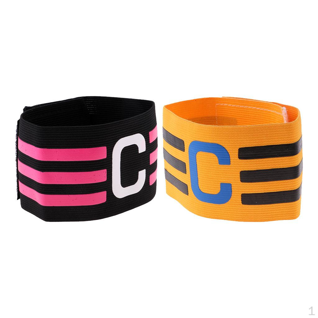 

2 шт. капитанская повязка, повязка на руку для матча для футбола, регби, хоккея, лидера