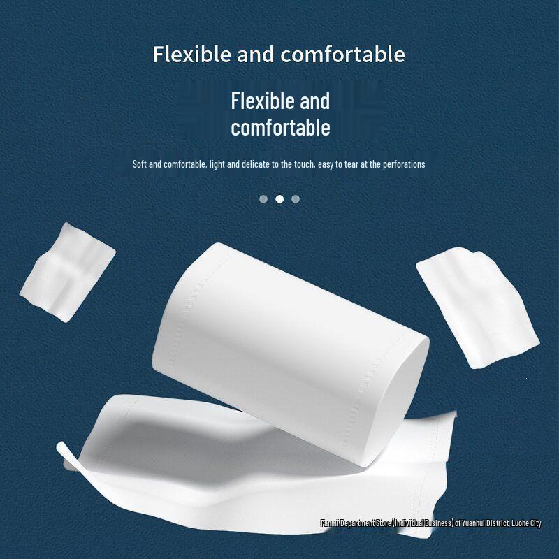 Jinboshi 48 Rolls Virgin Wood Pulp Toilet Paper - Economical Household Pack