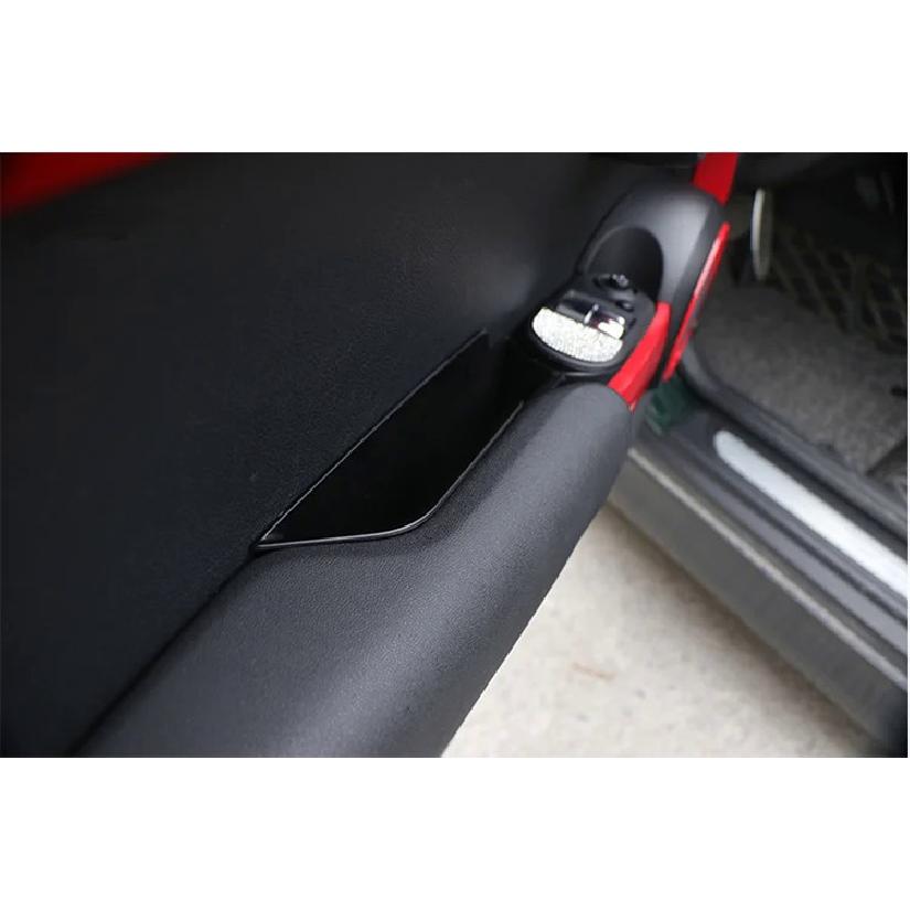 For MINI Cooper S F55 JCW F56 Accessories  Car Door Handle Storage Box For MINI F55 Mobile Phone Holder Bag Case