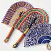 1 Pezzo Ventaglio decorativo intrecciato in erba marina fatto a mano in stile nordico per decorazione esterna e domestica, regalo per le feste