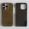 Classic Durable Crazy House Pattern Genuine Leather Phone Case For Iphone 16 Pro Max Cases 15pro 14 13 11 Vintage Back Cover