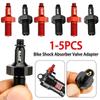 1-5 Stück Fahrrad Hinterradschlauch Aufblasventil Werkzeug MTB Pumpe Inflator Konverter Mund Schlauch Aufblasventil Werkzeug