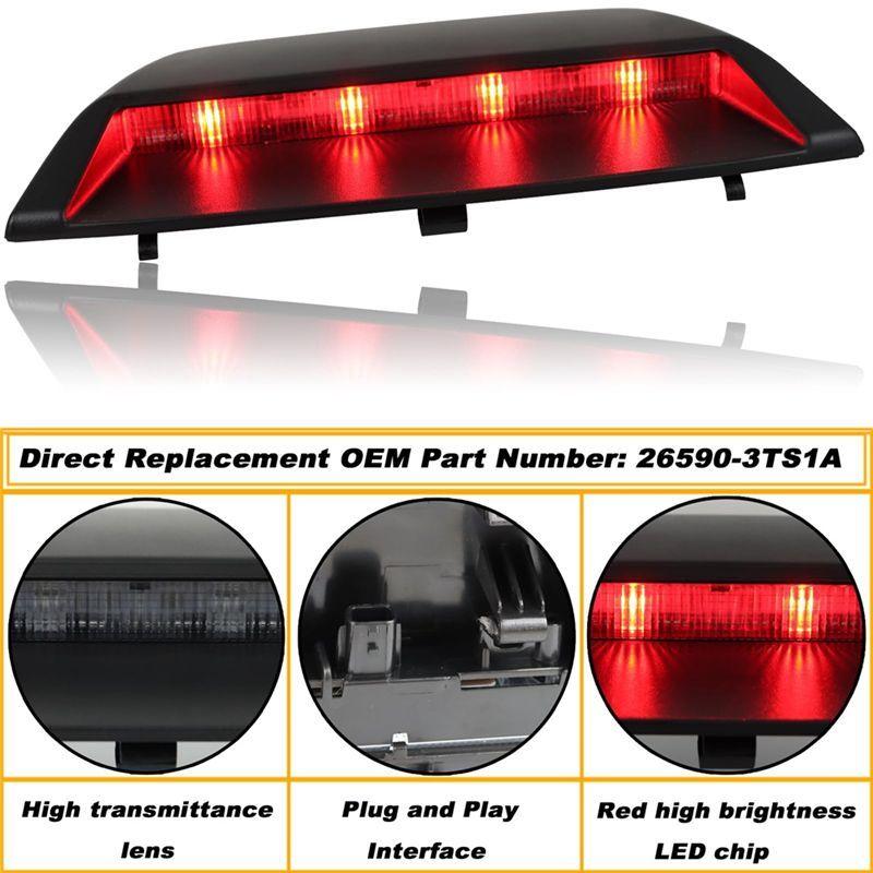 High Mount Stop Light LED Third Brake Light Assemblies For Nissan Altima Sedan S SV SR SL 2013-2018 26590-3TS1A Accessories