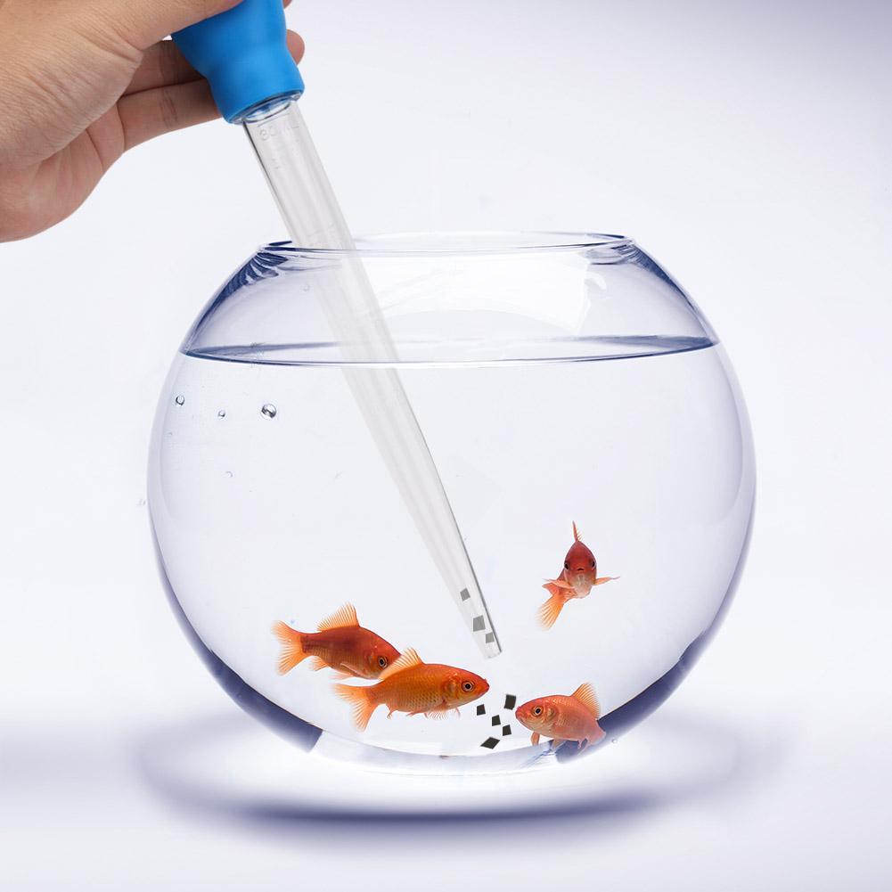 Suction Pipe Fish Tank Siphon Filter Pump Aquarium Cleaning Tools Sediment Residual Feed for Household Animal Fish Supply