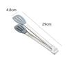Stainless Steel Bread Tongs No-slip Handle Kitchen Tool for Salad Steak Meat Clip Cooking Accessories