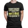 Print Amateur Ham Radio T-Shirt Unisex Round Neck Short Sleeve Tops  100%Cotton Summer Top Tee