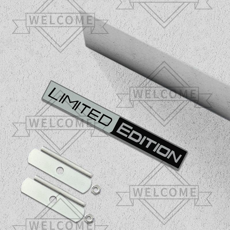 3D Car Stickers Limited Edition Grille Emblem Auto Body Badge Trunk Decal For Toyota Fiat Honda Skoda Peugeot Nissan Accessories