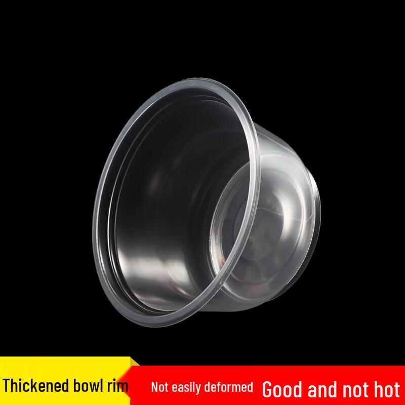 Thickened Disposable Plastic Bowl & Chopstick Set
