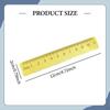 Brass Ruler Paperweight Bookmark Compact Calligraphy Practice Supplies Measuring for Drawing