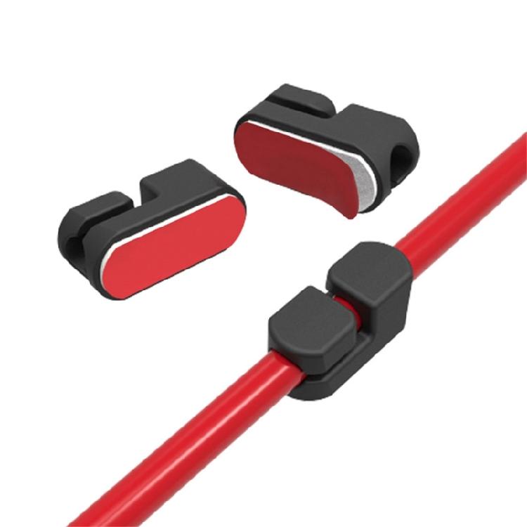 10Pcs Cable Clip Organizers Desktop Cable Management Base Clamp Fastener Silicone Practical Power Cord Clamp Organizers