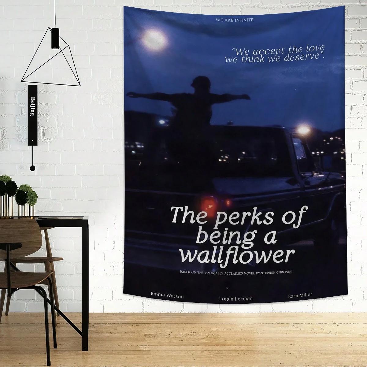 

We Accept The Love Movie Tapestry Single Sided 2D Print Artistic Durable Wall Decor Home Couch Reading Room Warm Vibe Decor Gift 74x94cm(29x37in)