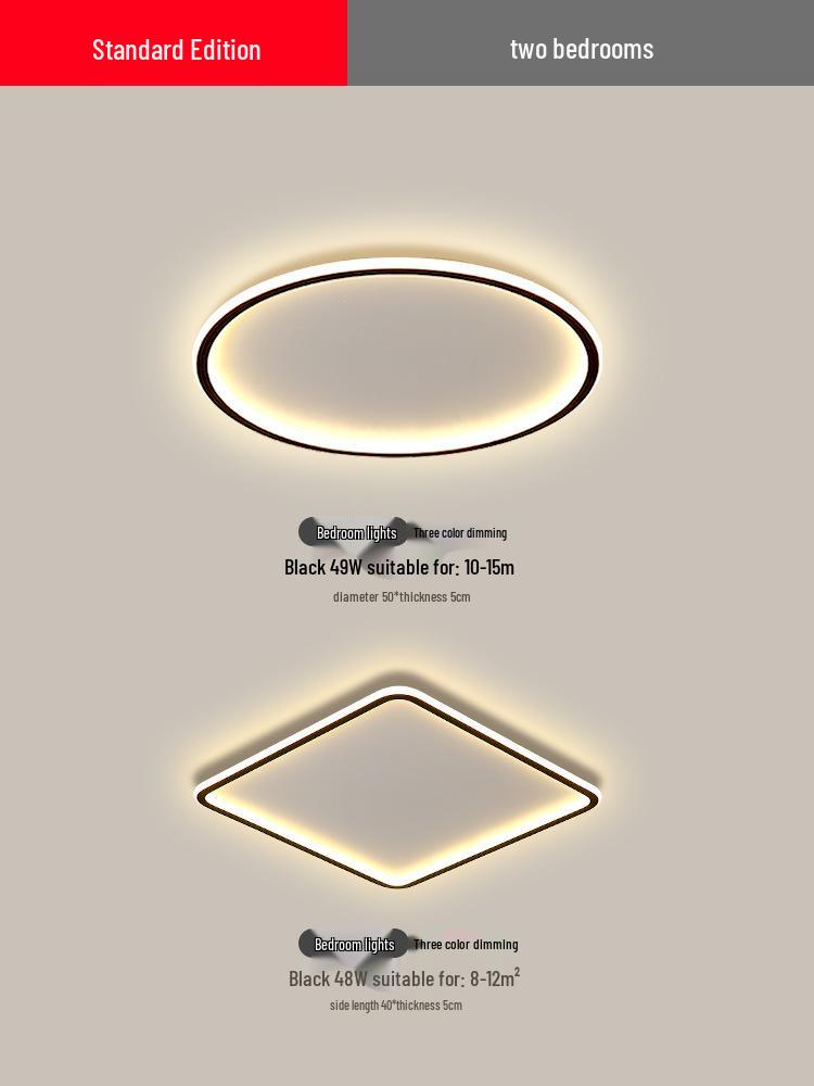 2025 Modern LED Ceiling Light with Remote Control - Minimalist Style for Master Bedroom & Living Room