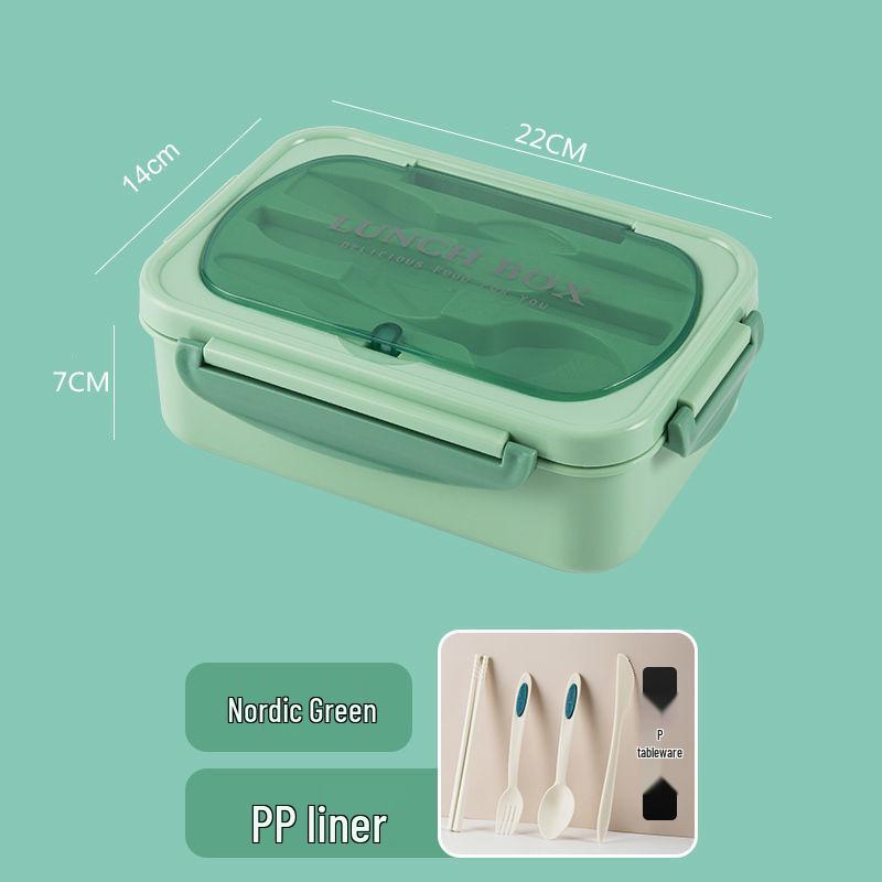 304 Stainless Steel Insulated Bento Box with Divider, Portable and Leak-Proof, Customizable Logo.