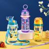 520ML Water Sippy Cup with Straw Drinking Bottle Cup New Kids Water Bottle