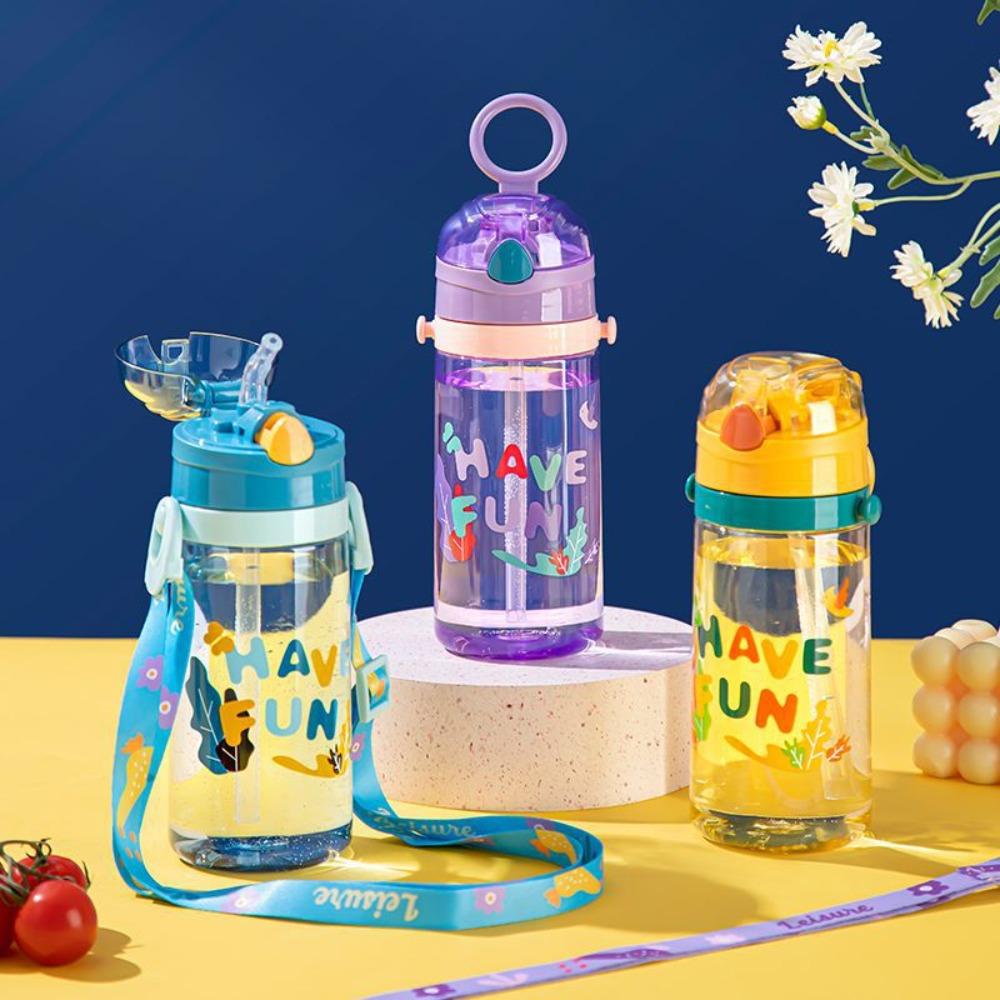

Handle Water Sippy Cup 520ML Drinking Bottle Cup Portable Kids Water Bottle