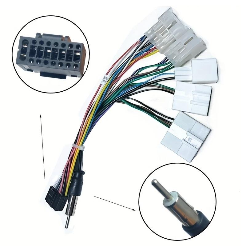 Car Radio 16PIN Adaptor Wiring Harness For Toyota Audio Power Cable Wire Plug Head Unit Harness for Toyota HY series From 2004