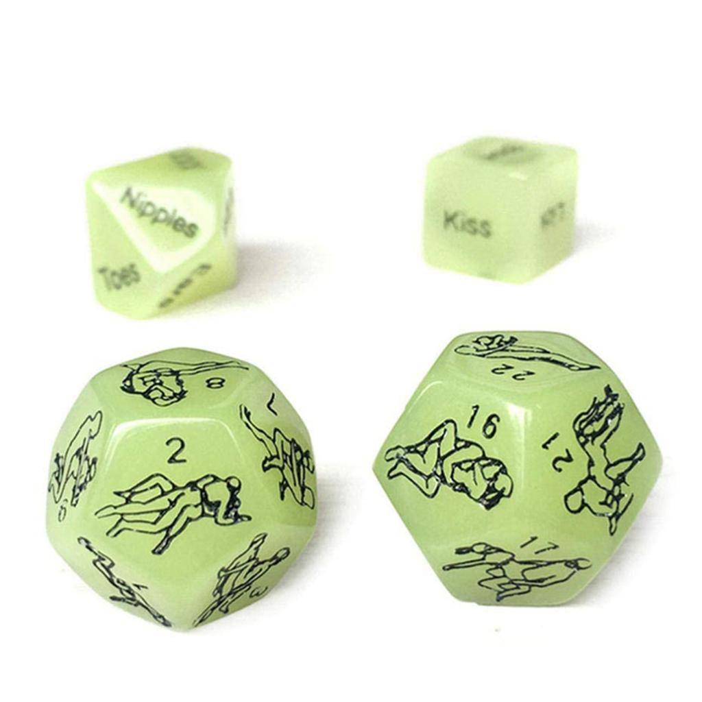 Hot Sale Couple Fun Dice Role Playing Easy to Play Anniversary Date Night Dice Toy for Hen Party Honeymoon Bachelorette Party