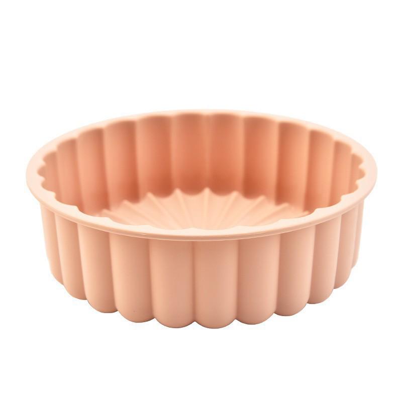 High-Temperature Resistant Silicone Cake Mold for DIY Baking and Steaming