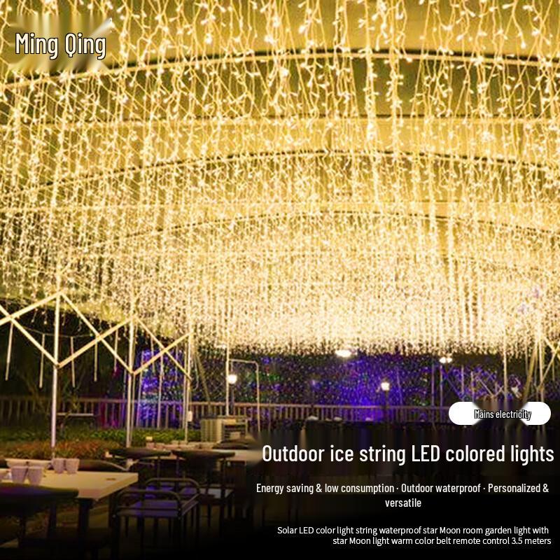 Outdoor LED Waterfall String Lights
