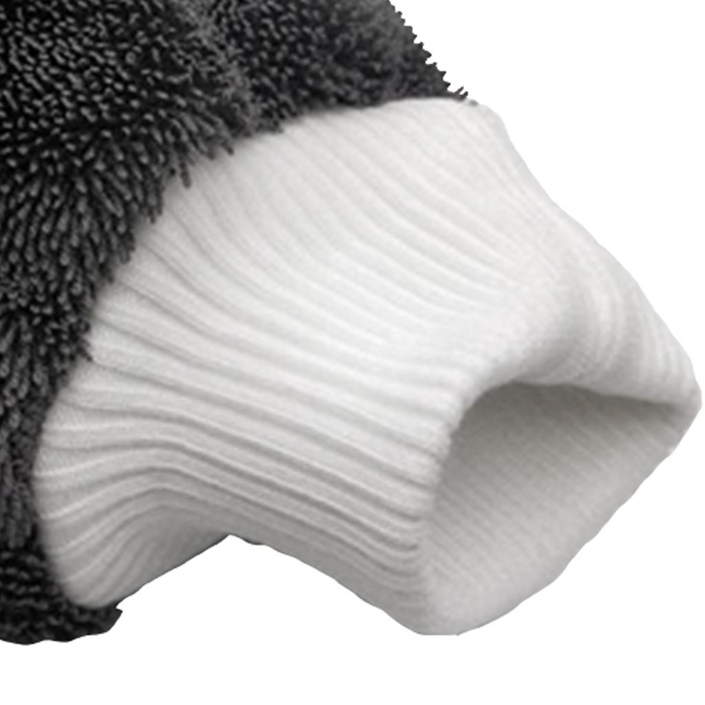 Microfiber Wash Mitt Super Absorbent Dual Sided Scratch Free Cleaning Work Gloves for Dry Wet Use