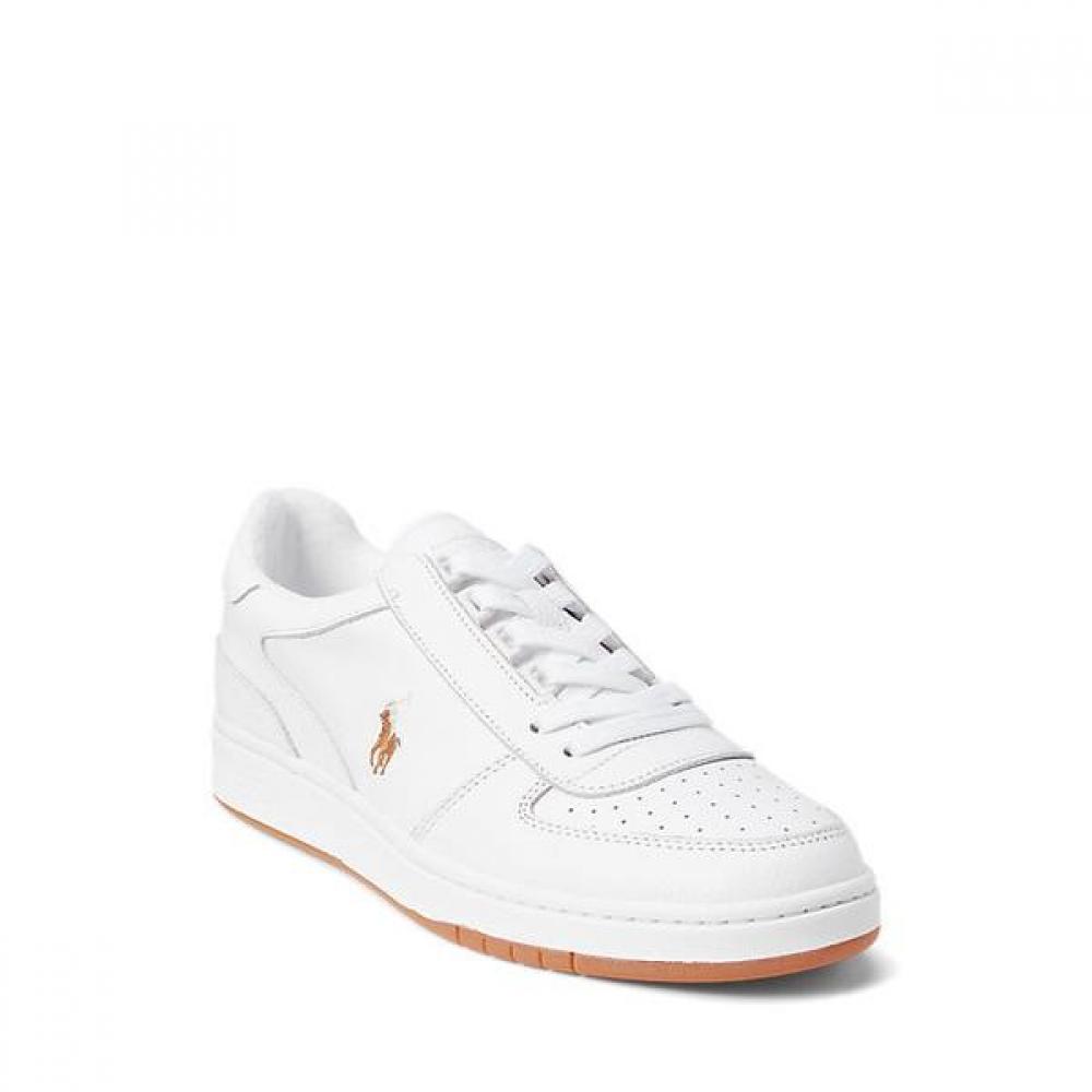 Ralph Lauren Leather Low Top Sneakers Mapsftw0ct20265100