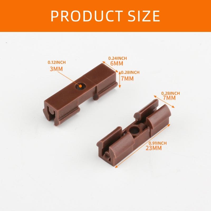 100Pcs Plastic Furniture Grille Buckle Replacement Hide Fastening Connectors Fastener Buckles Grille Accessories