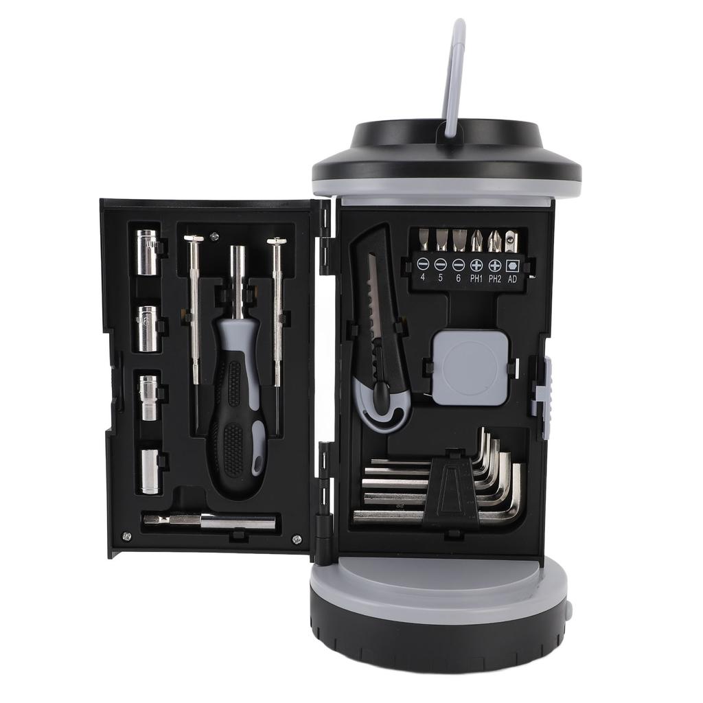 Portable Camping Lantern Multifunctional LED Emergency Camping Light with Tools Set for Outdoor