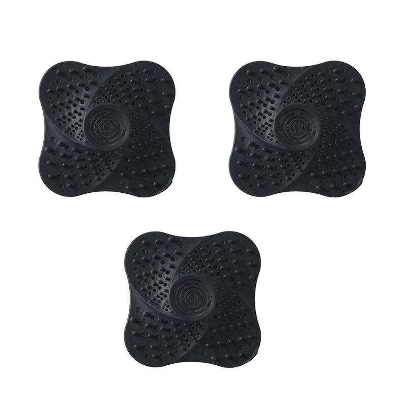 3PCS Kitchen Hair Sink Filter Silicone Anti-blocking Bathtub Stopper Bathroom Floor Drain Shower Sink Household Strainer Tool