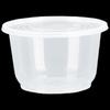 ZISIZ Disposable Round Plastic Food Bowls, 300ml, 100 Count (2-Pack)
