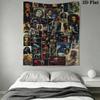 Smoker Dark Tapestry Wallmounted Background Cloth Home Decor Homestay Soft Decoration Tapestry Wall Decoration
