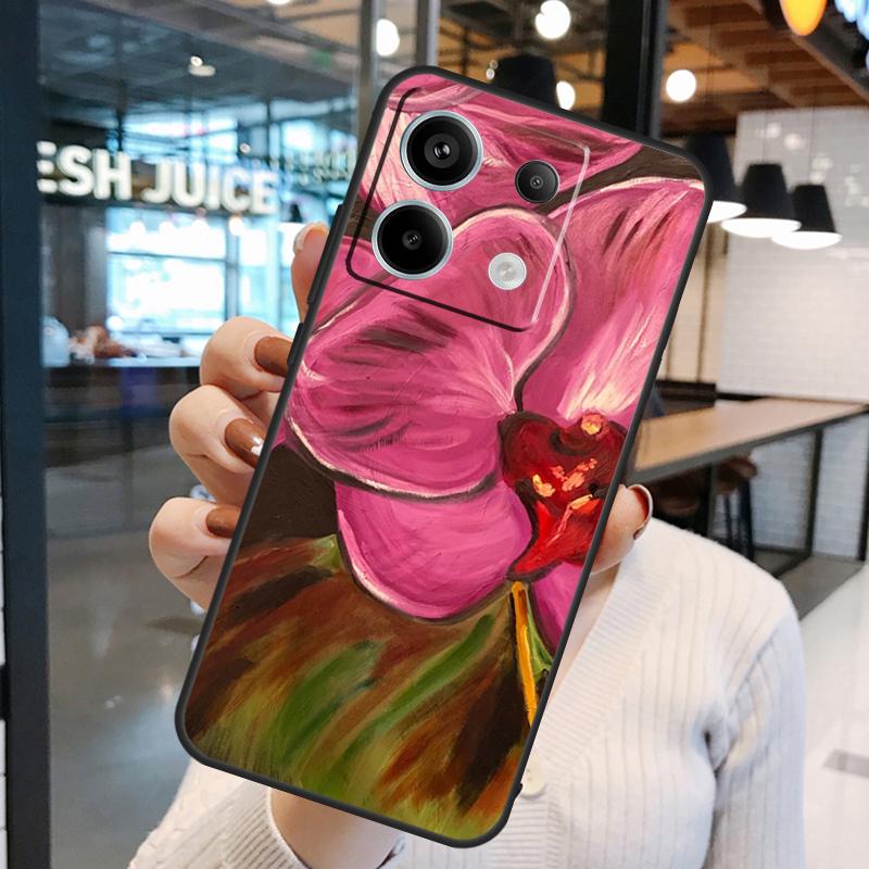 Orchid Flowers Colorful Case For Xiaomi Redmi Note 14 Pro 10 11 12 13 15 Pro Plus Redmi 15C 14C 10C 12C 13C 15 Cover